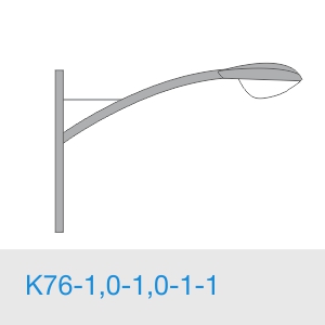 К76-1,0-1,0-1-1 консольный однорожковый кронштейн