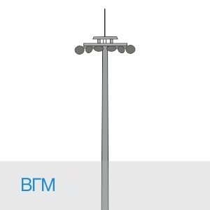 Высокомачтовый молниеотвод ВГМ в [gorod p=6]