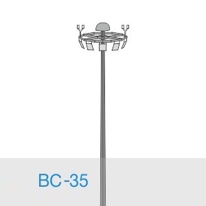 Прожекторная мачта освещения ВС-35-А2/36-II